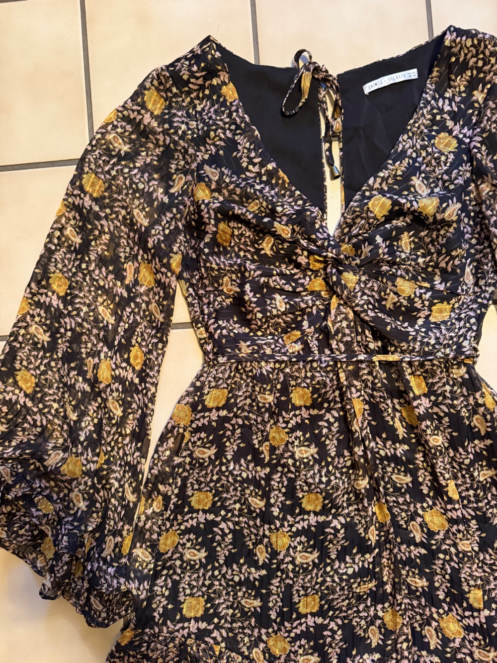 Saints + Secrets Long Sleeve Boho Dress